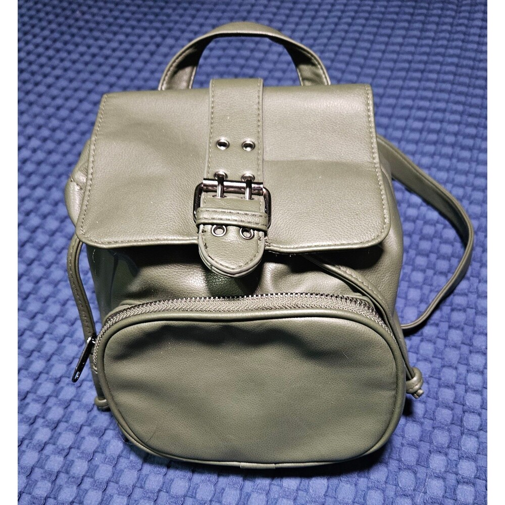 Women's Green Faux Leather Mini BackpackWild Fable Olive Green Mini Backpack